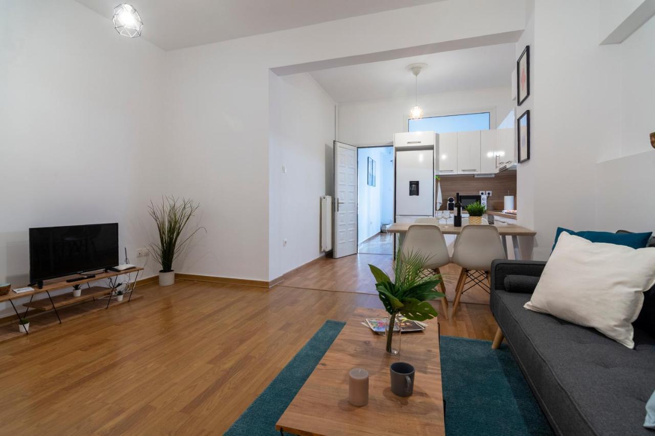 Modern 2Bd Apt In Athens , 3-Min Metro Atenas Exterior foto