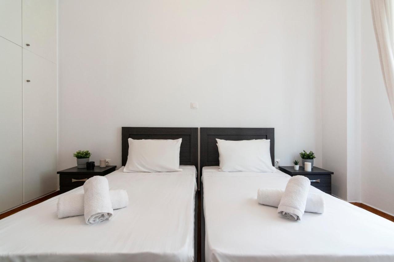 Modern 2Bd Apt In Athens , 3-Min Metro Atenas Exterior foto